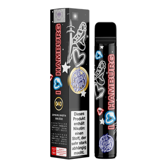 187 Strassenbande 187 Bar - I Love Hamburg - Einweg E-Zigarette - 20 mg / ml
