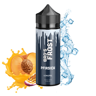 The Bros Aroma - Bro's Frost Pfirsich - 10 ml Longfill
