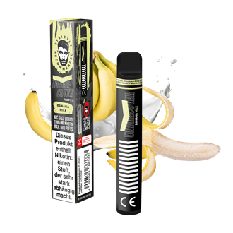 Undercover Vapes - Banana Milk - Einweg E-Zigarette