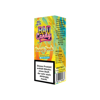 Bad Candy E-Liquid - Banana Beach - 10 ml Nikotinsalz