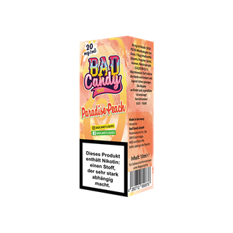 Bad Candy E-Liquid - Paradise Peach - 10 ml Nikotinsalz