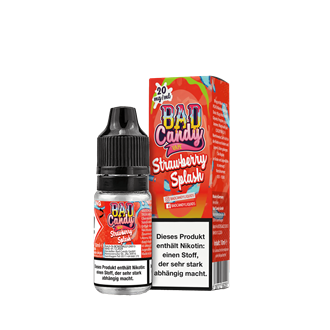 Bad Candy E-Liquid - Strawberry Splash - 10 ml Nikotinsalz