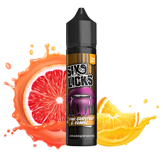 Six Licks Aroma - Pink Grapefruit Orange - 10 ml Longfill