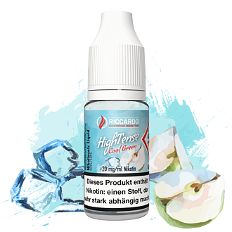 Riccardo HighTense - Cool Green - 10 ml Nikotinsalz Liquid