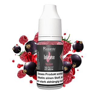 Riccardo Intense E-Liquid - Sky Gold - 10 ml Nikotinsalz