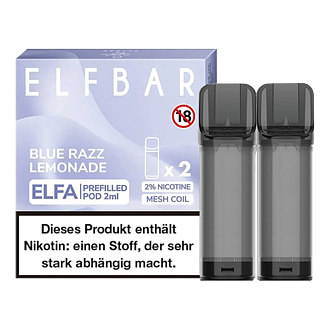 ELF Bar ELFA - Blue Razz Lemonade Pod - 2er Pack