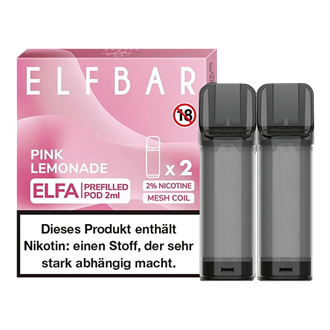 ELF Bar ELFA - Pink Lemonade Pod - 2er Pack