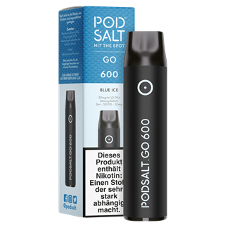 POD SALT GO 600 - Blue Ice - Einweg E-Zigarette