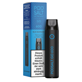 POD SALT GO 600 - Blue Raspberry - Einweg E-Zigarette