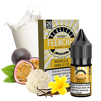 Nebelfee Feenchen E-Liquid - Maracuja Vanilleeis - 10 ml Nikotinsalz