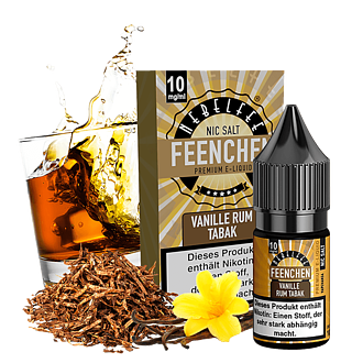 Nebelfee Feenchen E-Liquid - Vanille Rum Tabak - 10 ml Nikotinsalz