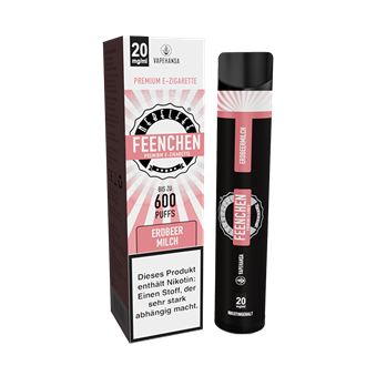 Nebelfee Feenchen Bar - Erdbeer Milch - Einweg E-Zigarette