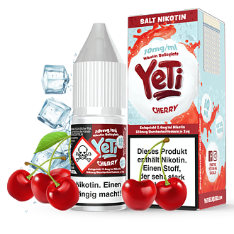 Yeti E-Liquid - Cherry - 10 ml Nikotinsalz
