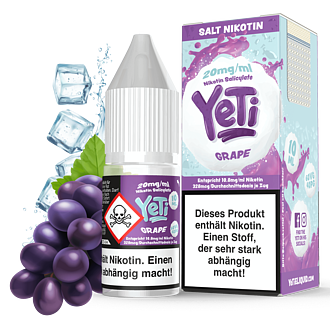 Yeti E-Liquid - Grape - 10 ml Nikotinsalz