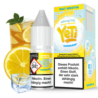Yeti E-Liquid - Lemonade - 10 ml Nikotinsalz