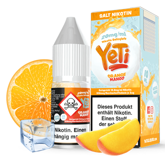 Yeti E-Liquid - Orange Mango - 10 ml Nikotinsalz