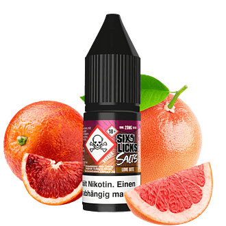 Six Licks E-Liquid - Love Bite - 10 ml Nikotinsalz