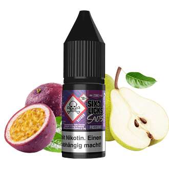 Six Licks E-Liquid - Passion8 - 10 ml Nikotinsalz