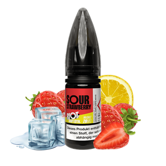 Riot Squad BAR EDTN E-Liquid - Sour Strawberry - 10 ml Nikotinsalz