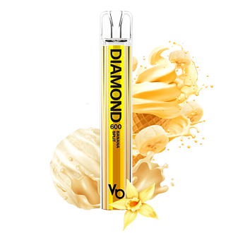 Vapes Bars Diamond 600 - Banana Split - Einweg E-Zigarette