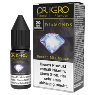 Dr. Kero - Diamonds - Beeren Mix Minze - 10 ml Nikotinsalz Liquid