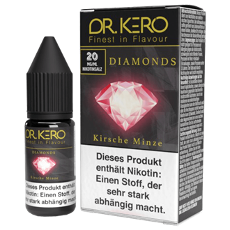 Dr. Kero - Diamonds - Kirsche Minze - 10 ml Nikotinsalz Liquid