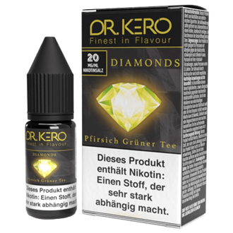 Dr. Kero - Diamonds - Pfirsich Grner Tee - 10 ml Nikotinsalz Liquid