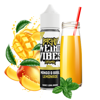 Barehead Aroma - Weird Vibes - Mango & Basil Lemonade - 10 ml Longfill