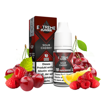 Extreme Flavour - Sour Cherry - 10 ml Hybrid-Nikotinsalz Liquid