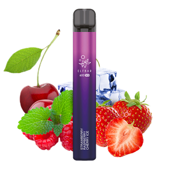 ELF Bar 600 CP V2 - Strawberry Raspberry Cherry Ice - Einweg E-Zigarette