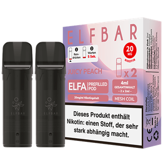 ELF Bar ELFA - Juicy Peach Pod - 2er Pack