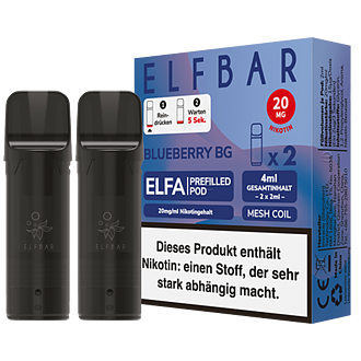 ELF Bar ELFA - Blueberry BG Pod - 2er Pack