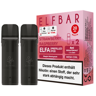 ELF Bar ELFA - Strawberry Raspberry Pod - 2er Pack