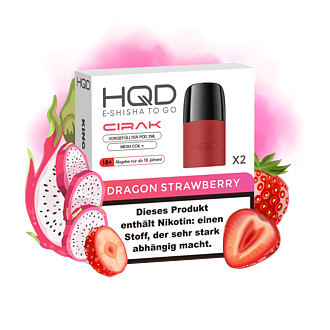 HQD Cirak - Dragon Strawberry Pod - 2er Pack