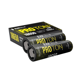 BlackCell Proton - 18650er Akku - 3000 mAh - 2er Pack