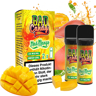 Bad Candy Pod2Go - Mad Mango Pod - 2er Pack