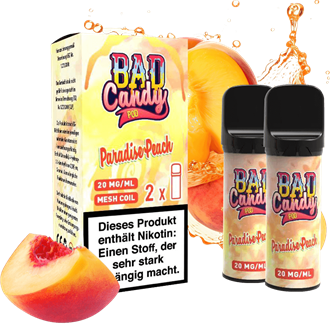 Bad Candy Pod2Go - Paradise Peach Pod - 2er Pack