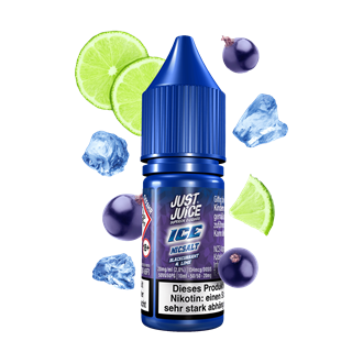 Just Juice ICE - Blackcurrant & Lime - 10 ml Nikotinsalz Liquid