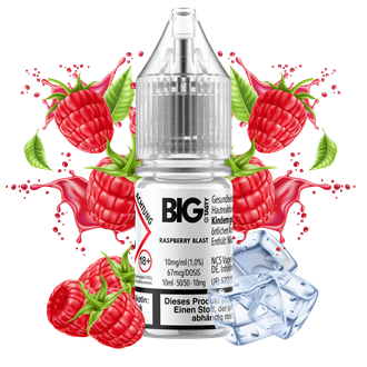 Big Tasty Blast Serie - Raspberry Blast - 10 ml Nikotinsalz Liquid