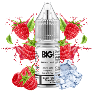 Big Tasty Blast Serie - Raspberry Blast - 10 ml Nikotinsalz Liquid