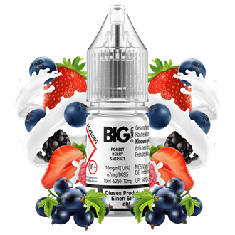 Big Tasty Candyrush Serie - Forest Berry Sherbet - 10 ml Nikotinsalz Liquid