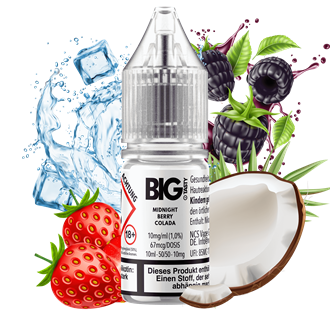 Big Tasty Exotic Serie - Midnight Berry Colada - 10 ml Nikotinsalz Liquid
