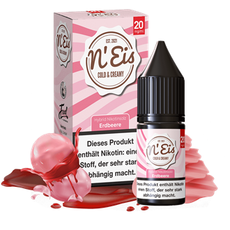 n'EIS - Erdbeere - 10 ml Hybrid-Nikotinsalz Liquid