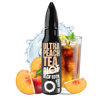 Riot Squad Black Edition Aroma - Ultra Peach Tea - 5 ml Longfill