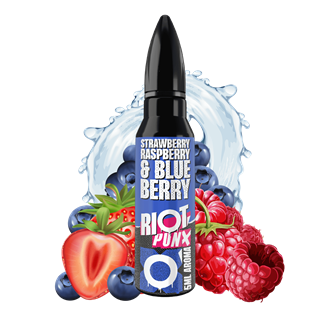 Riot Squad PUNX Edition Aroma - Strawberry, Raspberry & Blueberry - 5 ml Longfill