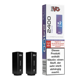 IVG 2400 - Grape Ice Pod - 2er Pack