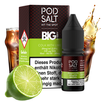 Pod Salt Fusion - Big Tasty - Cola with Lime - 10 ml Nikotinsalz Liquid
