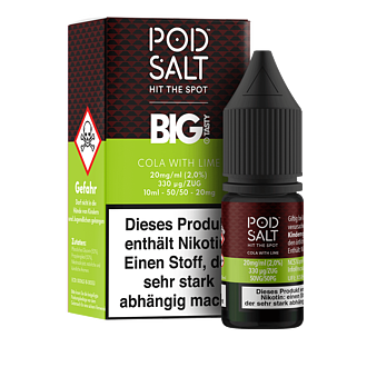 Pod Salt Fusion - Big Tasty - Cola with Lime - 10 ml Nikotinsalz Liquid