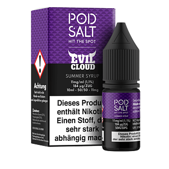 Pod Salt Fusion - Evil Cloud - Summer Syrup - 10 ml Nikotinsalz Liquid
