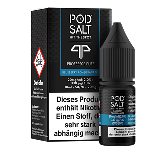 Pod Salt Fusion - Professor Puff - Blueberry Pomegranate - 10 ml Nikotinsalz Liquid